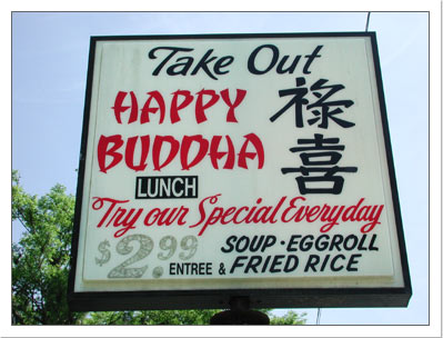 Happy Buddah Takeout